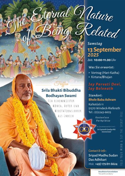 Besuch von Srila Bhakti Bibuddha Bodhayan Swami